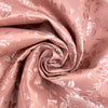 Kayla DUSTY ROSE Polyester Floral Jacquard Brocade Satin Fabric by the Yard