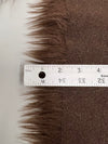 Eden BROWN Shaggy Long Pile Soft Faux Fur Fabric for Fursuit, Cosplay Costume, Photo Prop, Trim, Throw Pillow, Crafts