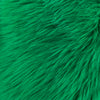 Eden EMERALD GREEN Shaggy Long Pile Soft Faux Fur Fabric for Fursuit, Cosplay Costume, Photo Prop, Trim, Throw Pillow, Crafts