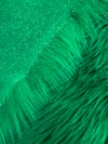 Eden EMERALD GREEN Shaggy Long Pile Soft Faux Fur Fabric for Fursuit, Cosplay Costume, Photo Prop, Trim, Throw Pillow, Crafts