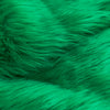 Eden EMERALD GREEN Shaggy Long Pile Soft Faux Fur Fabric for Fursuit, Cosplay Costume, Photo Prop, Trim, Throw Pillow, Crafts