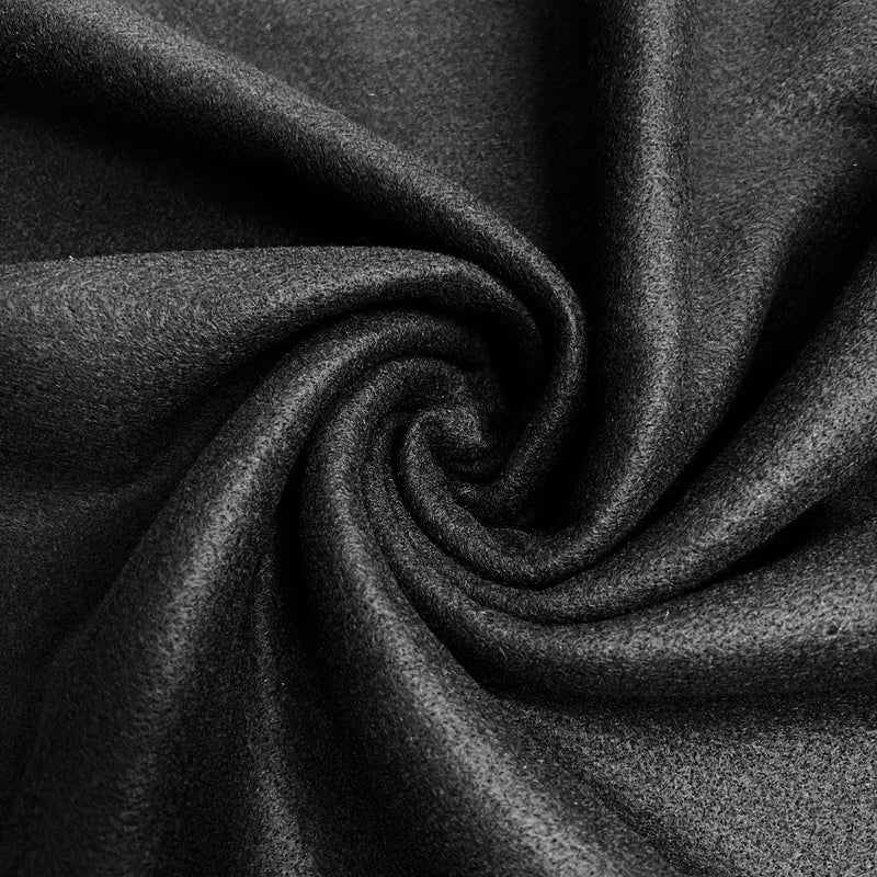 Abby BLACK 72" Acrylic Felt Fabric