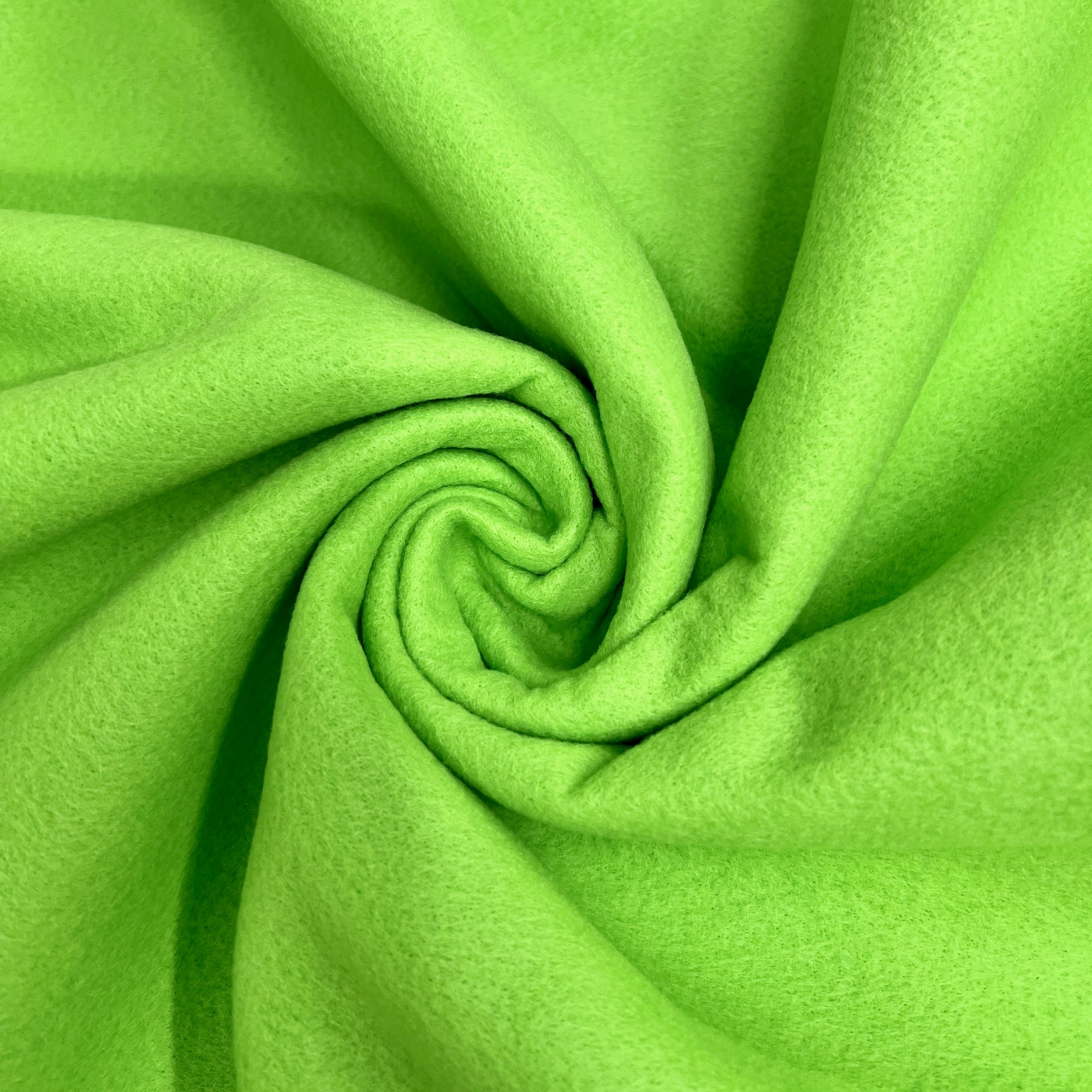 Abby LIME 72" Acrylic Felt Fabric