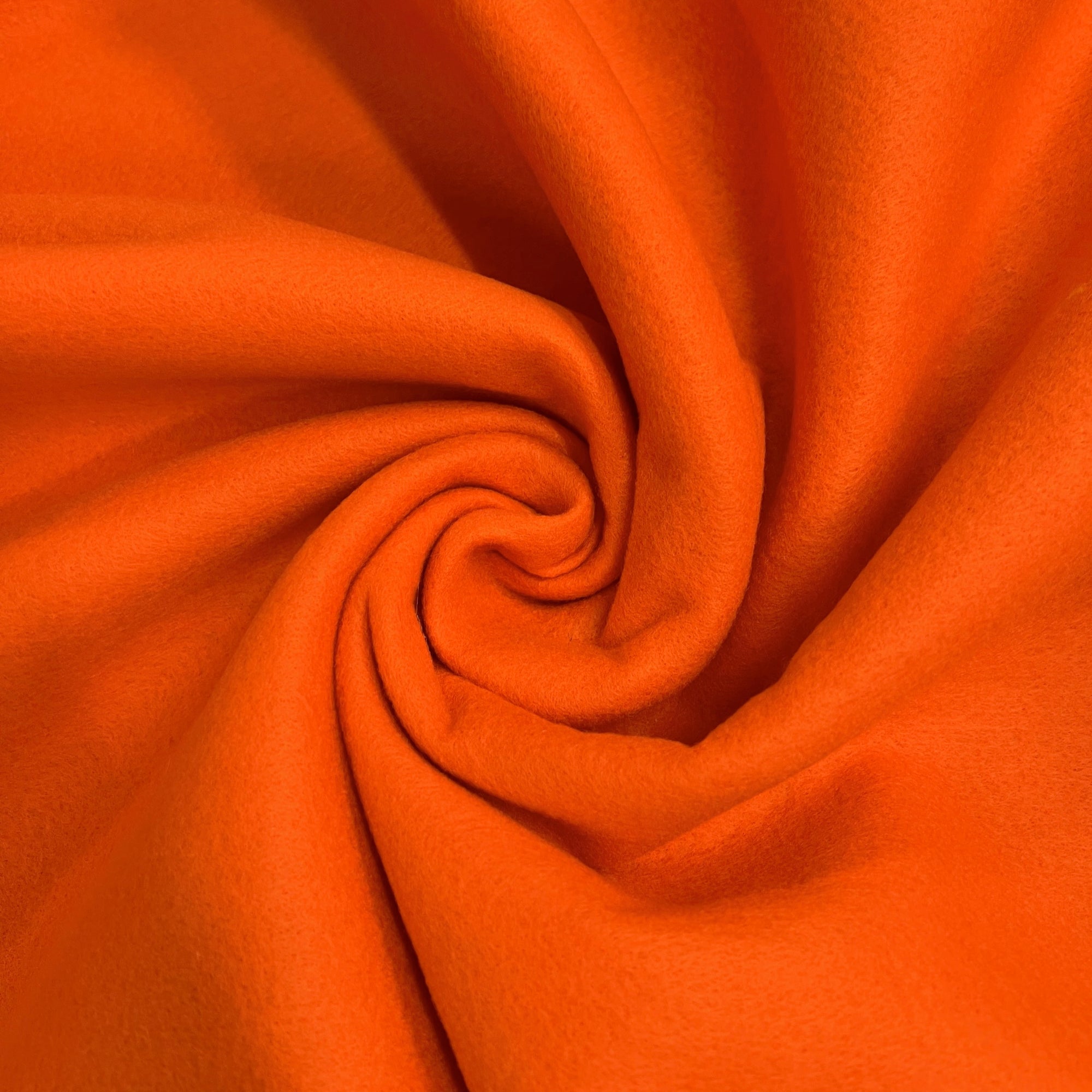 Abby ORANGE 72" Acrylic Felt Fabric