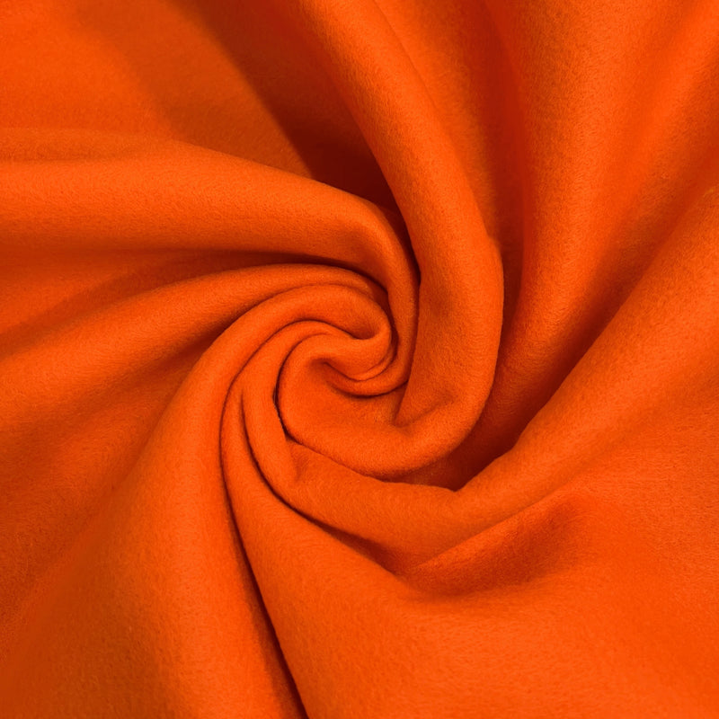 Abby ORANGE 72" Acrylic Felt Fabric