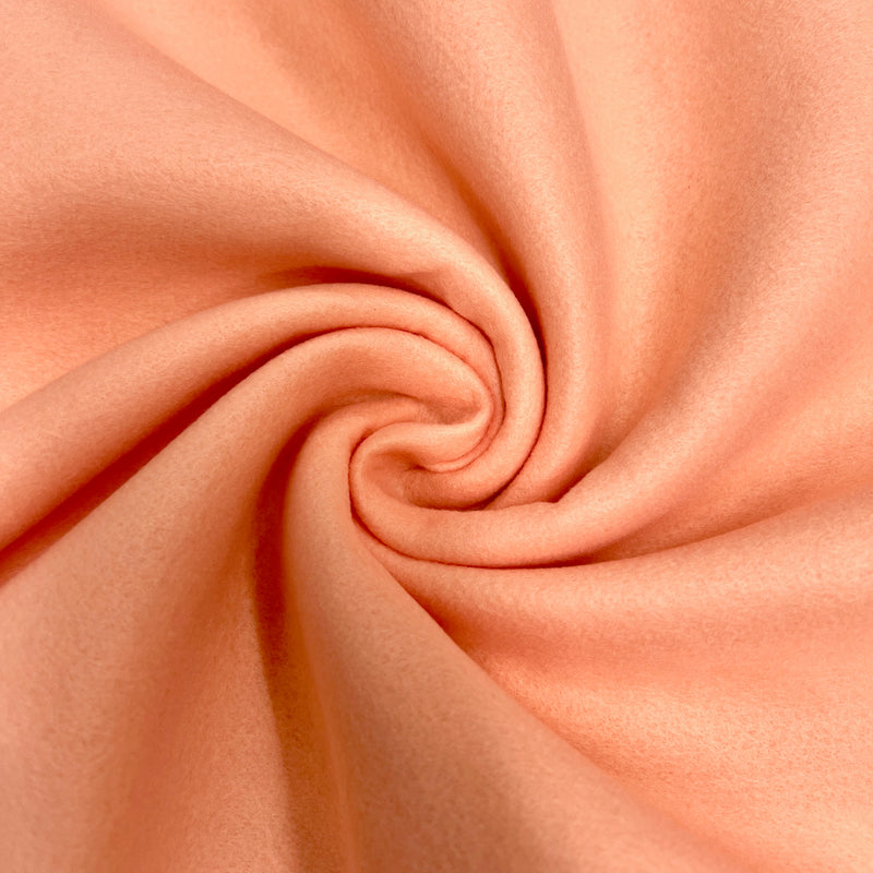 Abby PEACH 72" Acrylic Felt Fabric