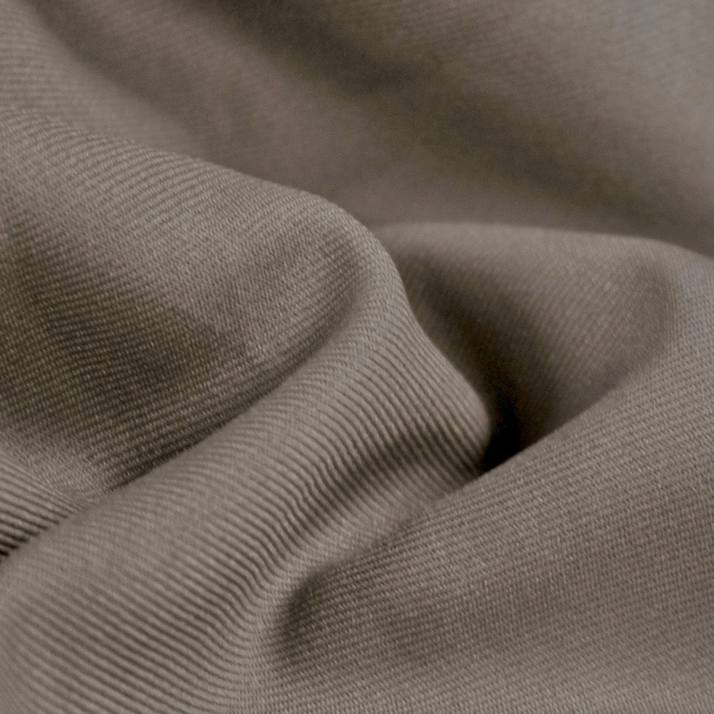 Delaney GREY Polyester Gabardine Fabric by the Yard for Suits, Overcoats, Trousers/Slacks, Uniforms