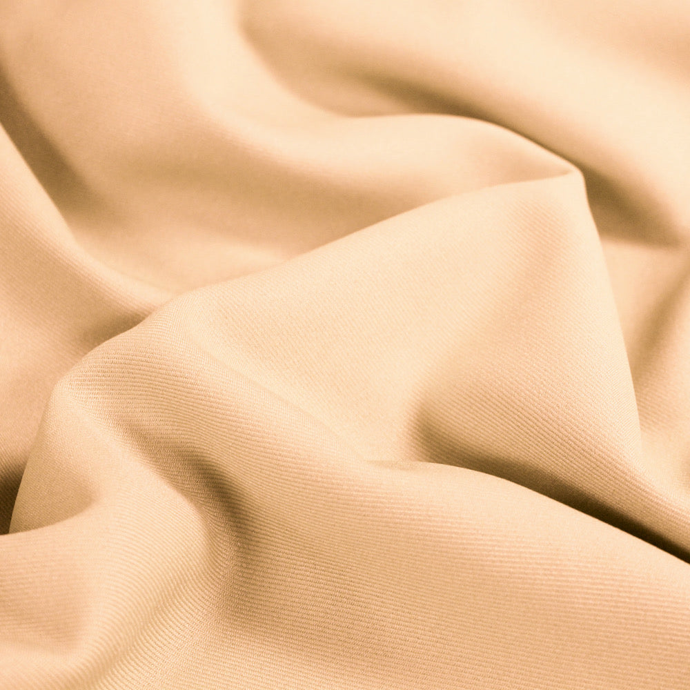 Delaney PEACH Polyester Gabardine Fabric by the Yard for Suits, Overcoats, Trousers/Slacks, Uniforms