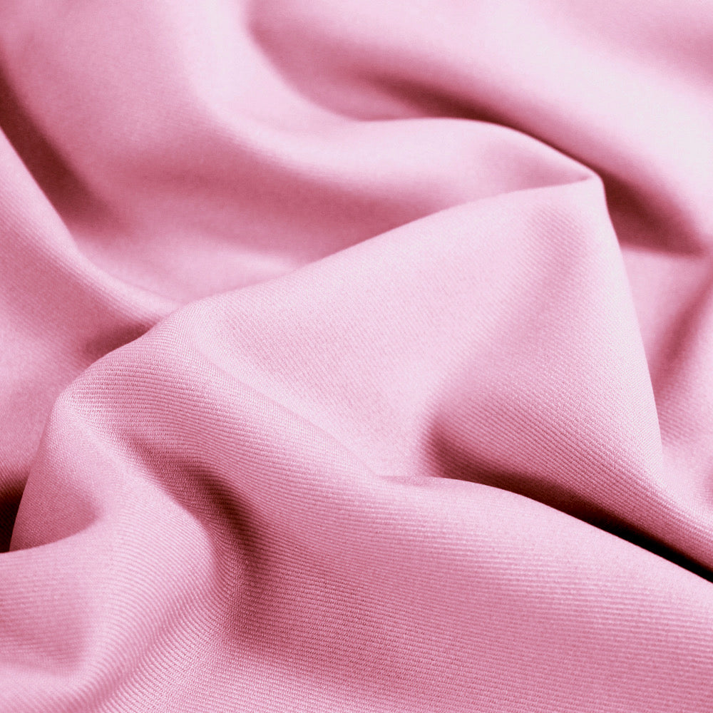 Delaney PINK Polyester Gabardine Fabric by the Yard for Suits, Overcoats, Trousers/Slacks, Uniforms