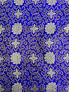 Adelaide ROYAL BLUE GOLD Chinese Brocade Satin Fabric
