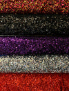 Stephanie PURPLE Overlap Sequins on PURPLE Stretch Velvet Fabric