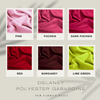 Delaney Polyester Gabardine Fabric by the Yard for Suits, Overcoats, Trousers/Slacks, Uniforms