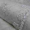Andrea WHITE 3D Floral Matte Corded Embroidery on Mesh Lace Fabric by the Yard - 10016