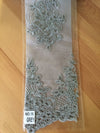 Brianna GREY Polyester Floral Embroidery with Sequins on Mesh Lace Fabric by the Yard - 10020