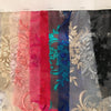 Callie WHITE Polyester Floral Corsage Embroidery on Mesh Lace Fabric by the Yard - 10025