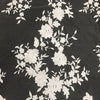 Teagan IVORY Damask Design Embroidered on Mesh Lace Fabric by the Yard - 10027