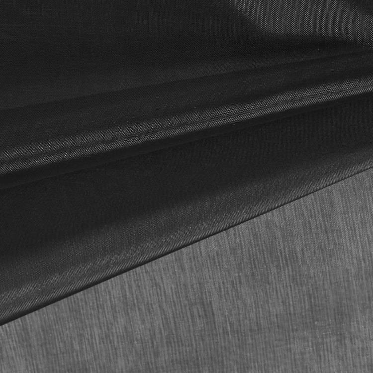 Cassidy BLACK Polyester Crystal Organza Fabric for wedding dresses, gowns, lining, party decorations, displays, costumes, crafts