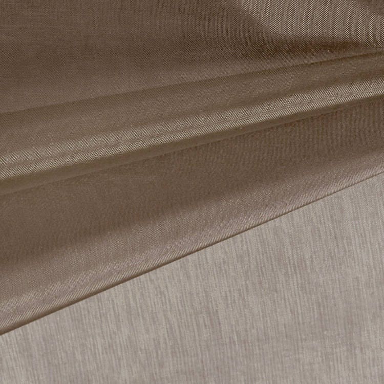 Cassidy BROWN Polyester Crystal Organza Fabric for wedding dresses, gowns, lining, party decorations, displays, costumes, crafts