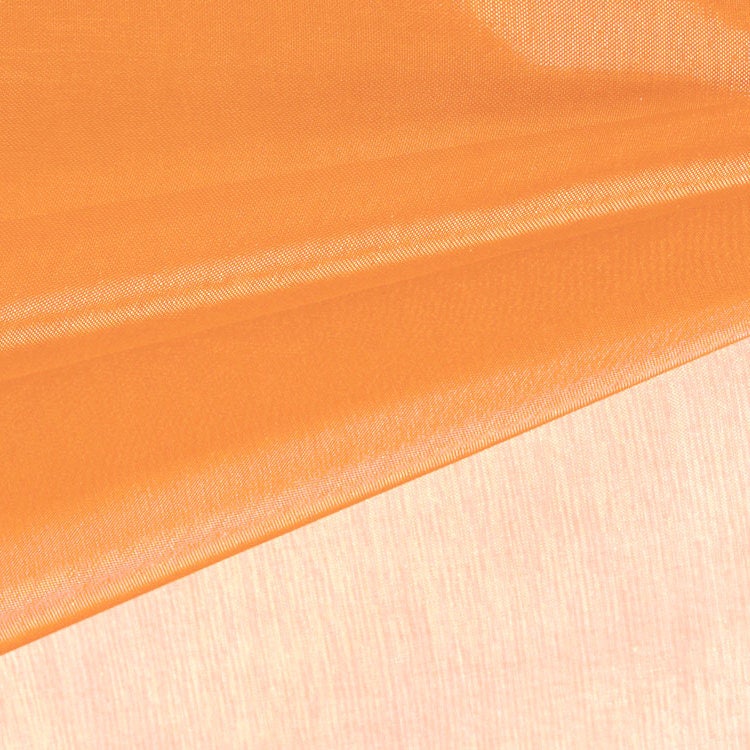 Cassidy ORANGE Polyester Crystal Organza Fabric for wedding dresses, gowns, lining, party decorations, displays, costumes, crafts
