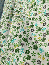 Kali GREEN Floral Polyester Cotton Fabric by the Yard - 10055