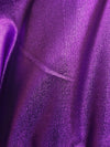 Kenzie PURPLE Light Weight Lamé Fabric by the Yard  - 10059
