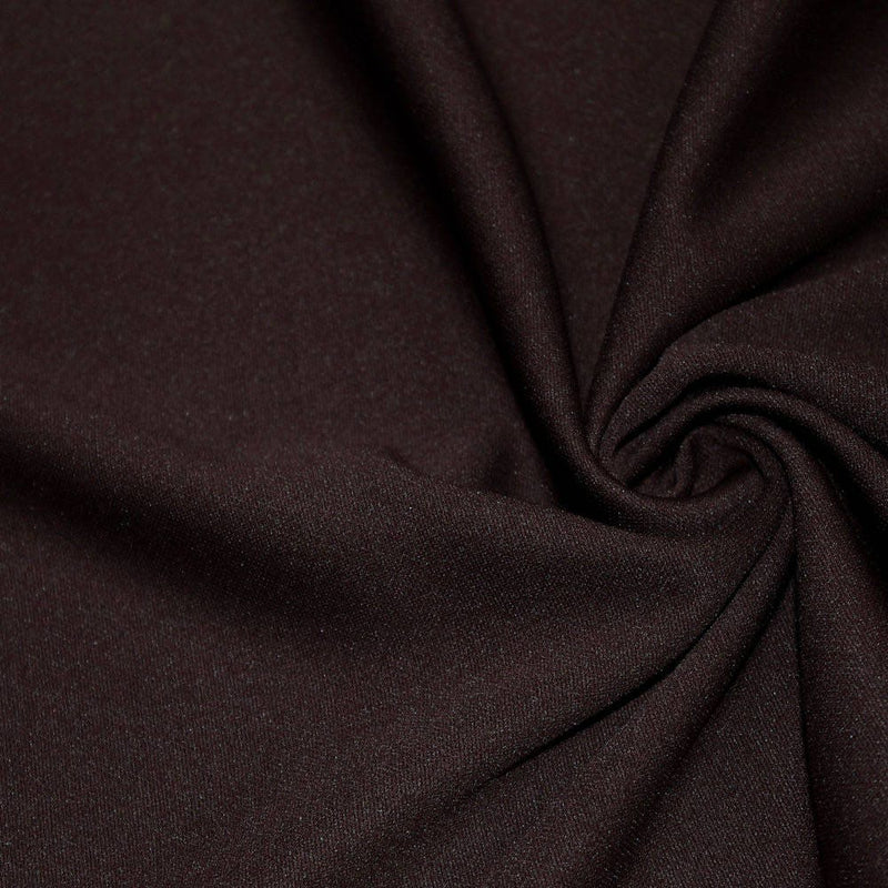 Evie BROWN Polyester (Not Neoprene) Scuba Double Knit Fabric by the Yard - 10021