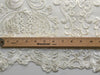 Vivian IVORY Polyester Embroidery with Sequins on Mesh Lace Fabric by the Yard for Gown, Wedding, Bridesmaid, Prom - 10003