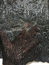 Joanna BLACK Maze Sequins Embroidered Dots on Mesh Lace Fabric by the Yard - 10074
