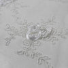 Andrea WHITE 3D Floral Matte Corded Embroidery on Mesh Lace Fabric by the Yard - 10016