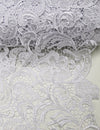 Maggie WHITE Guipure Venice Heavy Lace Fabric by the Yard - 10019