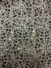 Harmony LIGHT PINK Foil and Sequins Open Weave Lace Fabric by the Yard - 10023