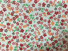Kali RED Floral Polyester Cotton Fabric by the Yard - 10055