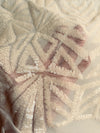 Gia LIGHT BLUSH PEACH Geometric Sequins on Mesh Lace Fabric by the Yard - 10101