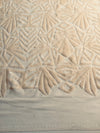 Gia LIGHT BLUSH PEACH Geometric Sequins on Mesh Lace Fabric by the Yard - 10101