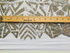 Gia SILVER Geometric Sequins on Mesh Lace Fabric by the Yard - 10101