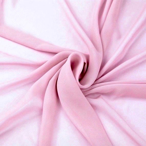 Danielle LIGHT PINK Polyester Hi-Multi Chiffon Fabric by the Yard - 10075