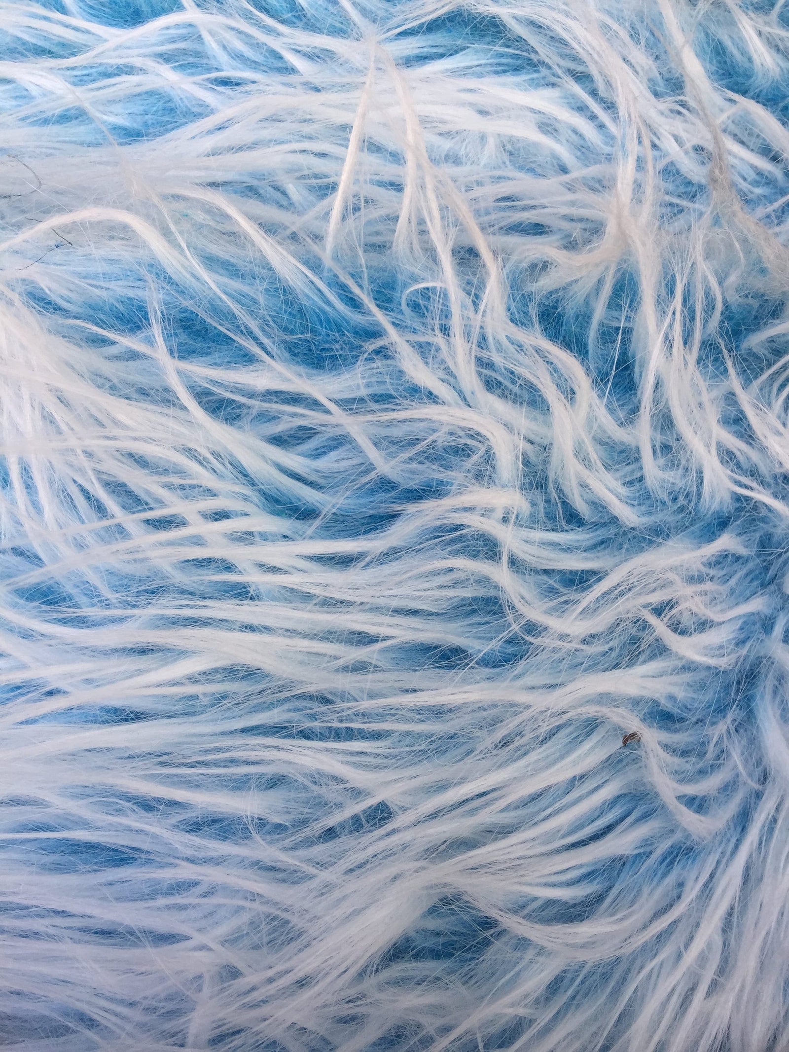 Bethany TURQUOISE Frost Mongolian Long Pile Soft Faux Fur Fabric for Fursuit, Cosplay Costume, Photo Prop, Trim, Crafts, etc.