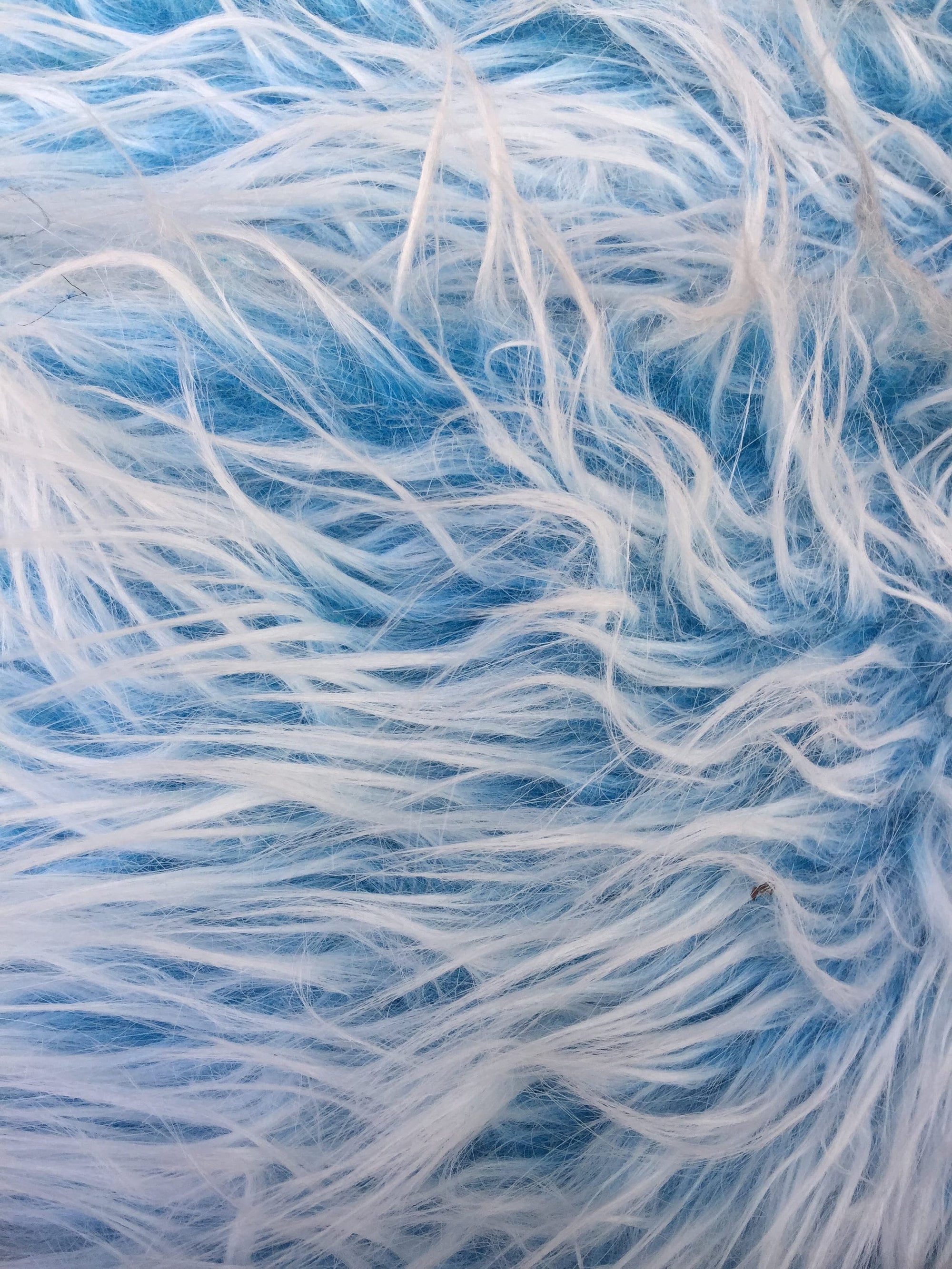 Bethany TURQUOISE Frost Mongolian Long Pile Soft Faux Fur Fabric for Fursuit, Cosplay Costume, Photo Prop, Trim, Crafts, etc.