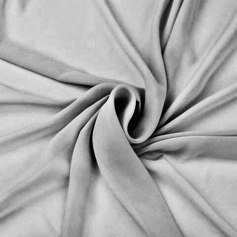 Danielle SILVER Polyester Hi-Multi Chiffon Fabric by the Yard - 10075
