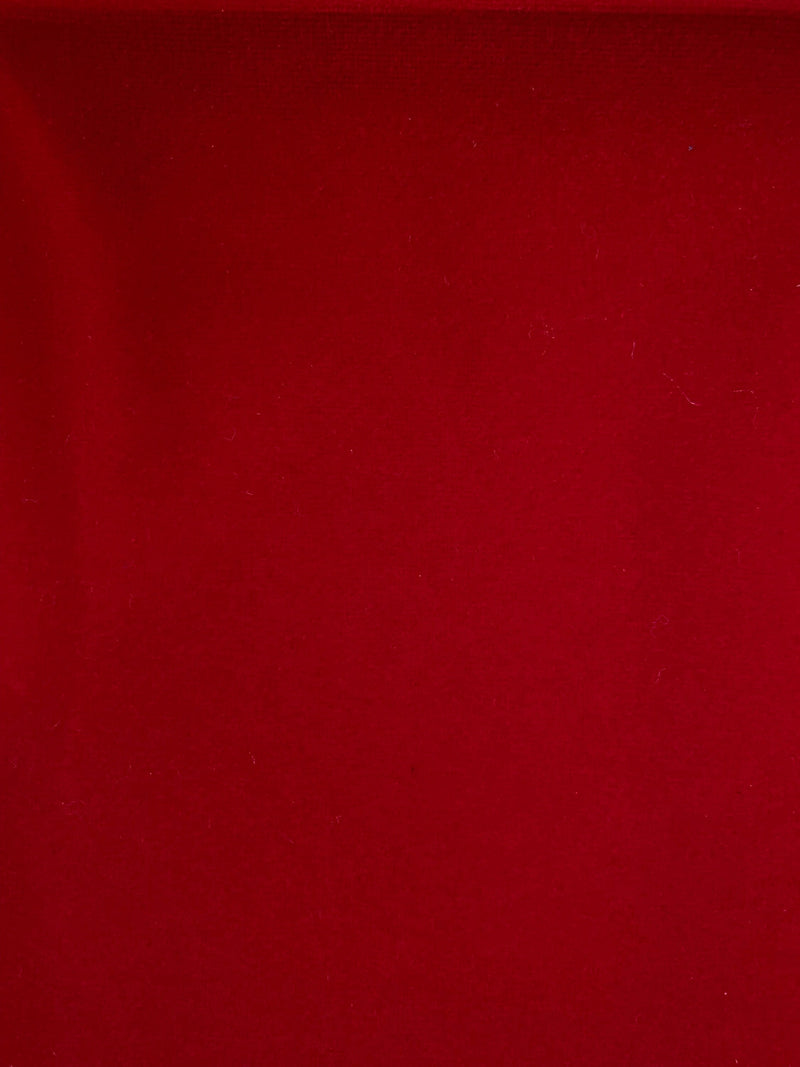 Camryn RED Polyester Non-Stretch Velvet Fabric for Light Use Upholstery, Book Cover, Headboard, Lining, Costumes, Crafts - 10126