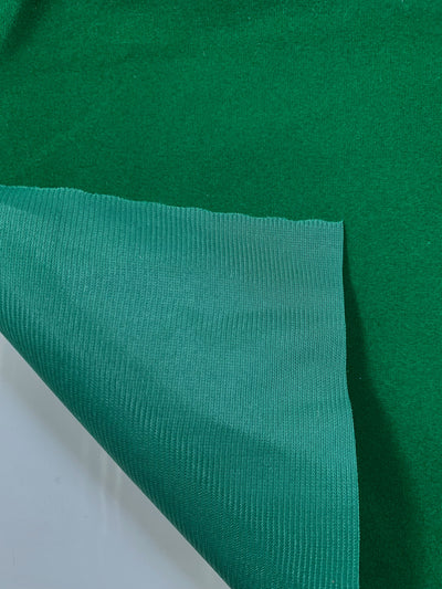Camryn GREEN Polyester Non-Stretch Velvet Fabric for Light Use Upholstery, Book Cover, Headboard, Lining, Costumes, Crafts - 10126