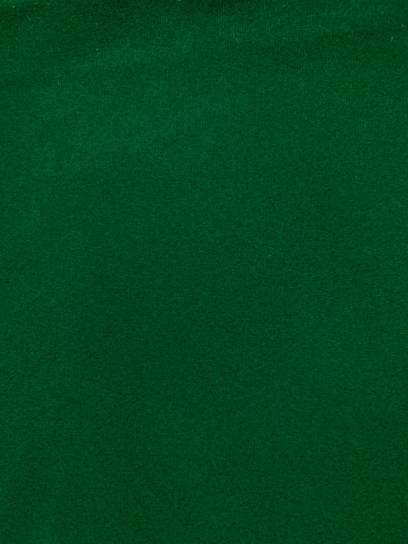 Camryn GREEN Polyester Non-Stretch Velvet Fabric for Light Use Upholstery, Book Cover, Headboard, Lining, Costumes, Crafts - 10126