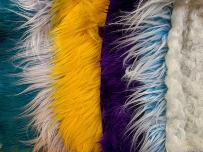 Wren VARIOUS COLORS Soft Faux Fur Fabric Scraps/Remnants/Off Cuts for Collage, Jig & Fly Tying, Doll, Hair, Hat Crafts - 10136