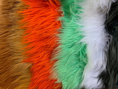 Wren VARIOUS COLORS Soft Faux Fur Fabric Scraps/Remnants/Off Cuts for Collage, Jig & Fly Tying, Doll, Hair, Hat Crafts - 10136