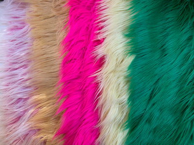 Wren VARIOUS COLORS Soft Faux Fur Fabric Scraps/Remnants/Off Cuts for Collage, Jig & Fly Tying, Doll, Hair, Hat Crafts - 10136