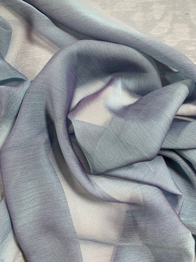 Jolene BLUE PURPLE Polyester Two-Tone Chiffon Fabric by the Yard - 10135