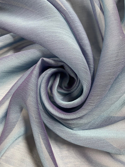 Jolene BLUE PURPLE Polyester Two-Tone Chiffon Fabric by the Yard - 10135