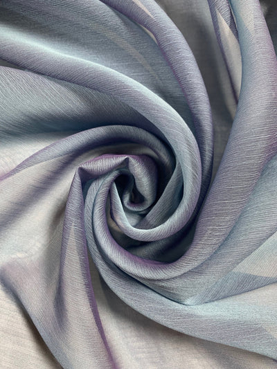Jolene BLUE PURPLE Polyester Two-Tone Chiffon Fabric by the Yard - 10135