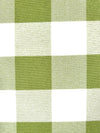 Camille APPLE GREEN 1" Big Checkered Gingham Pattern Poly Poplin Fabric by the Yard - 10049