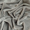 Princess SILVER GREY Polyester Spandex Stretch Velvet Fabric by the Yard for Bows, Top Knots, Head Wraps, Clothes, Costumes, Crafts